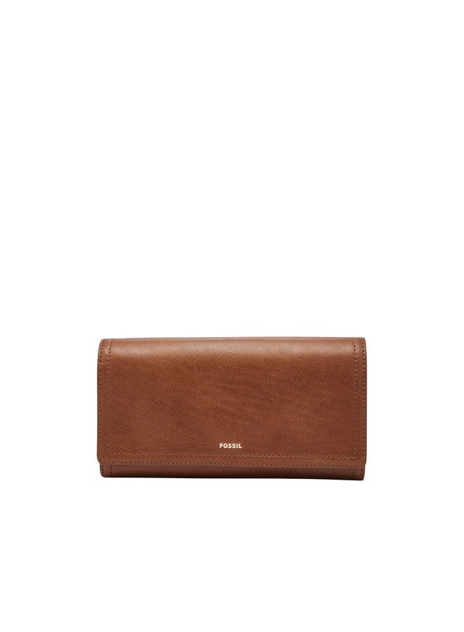 Fossil Logan Brown Leather Women's Wallet (SL7833200) - Image 1