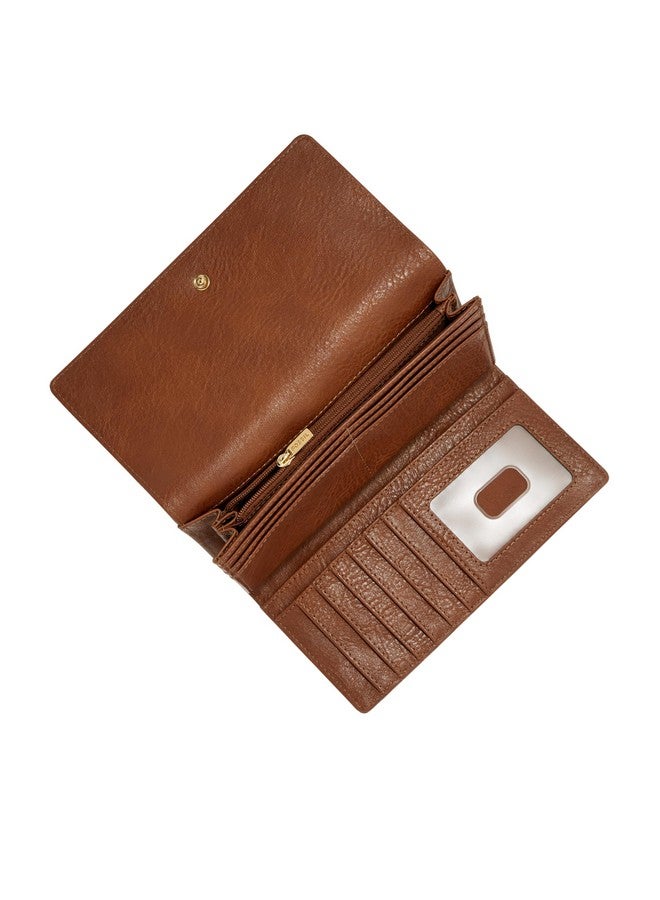 Fossil Logan Brown Leather Women's Wallet (SL7833200) - Image 2