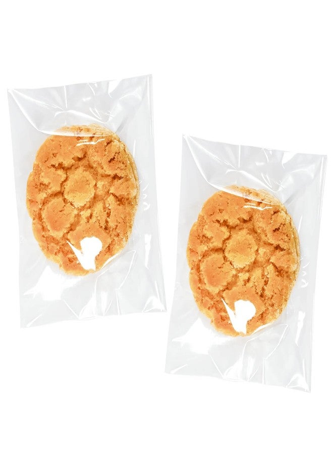 Cherodada 3x3 Inch Cookie Bags with Seals, clear Self Adhesive Sealing Cellophane Brownie Wrappers Bags, Individual Treat Plastic Bags for Gift, Cookie, Baking, Snack Packaging (200 Pcs - Image 1