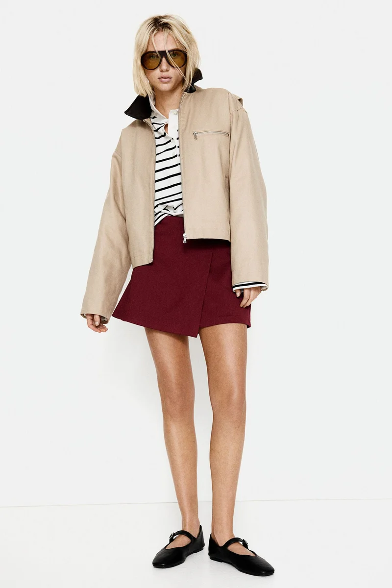 H&M Wrap skort