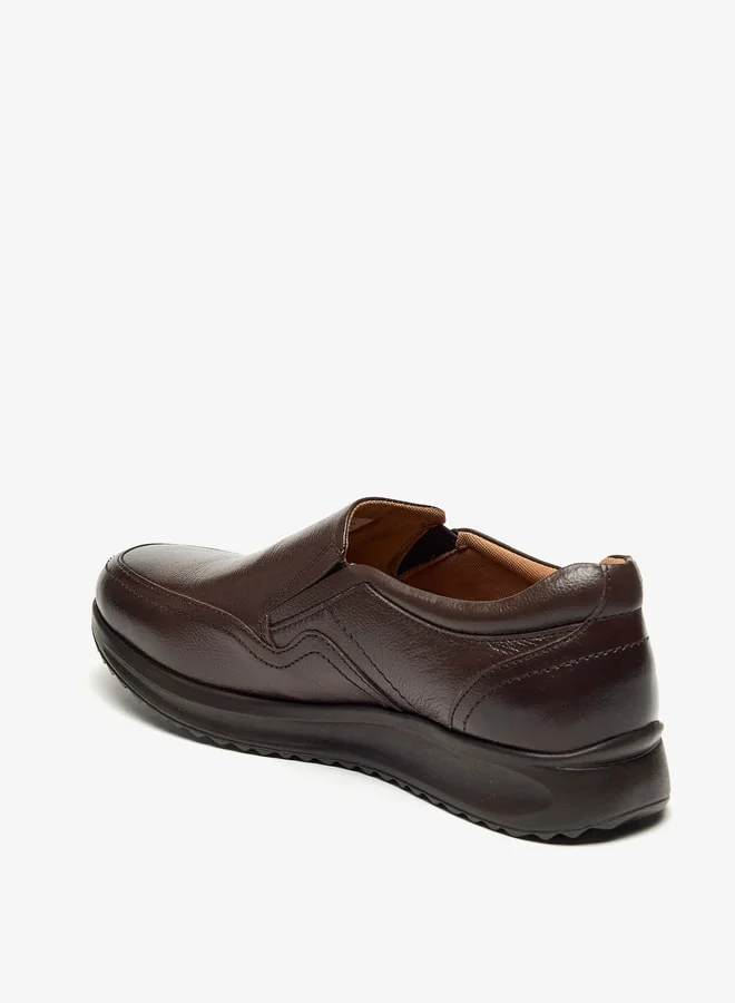ال بي ال من شو اكسبرس Men Textured Slip-On Loafers
