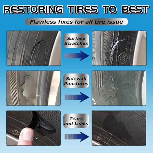 Vigorder Rubber Cement Glue for Car & Motorcycle Sidewall Fix, Strong Bonding & Waterproof (Black) - Image 3