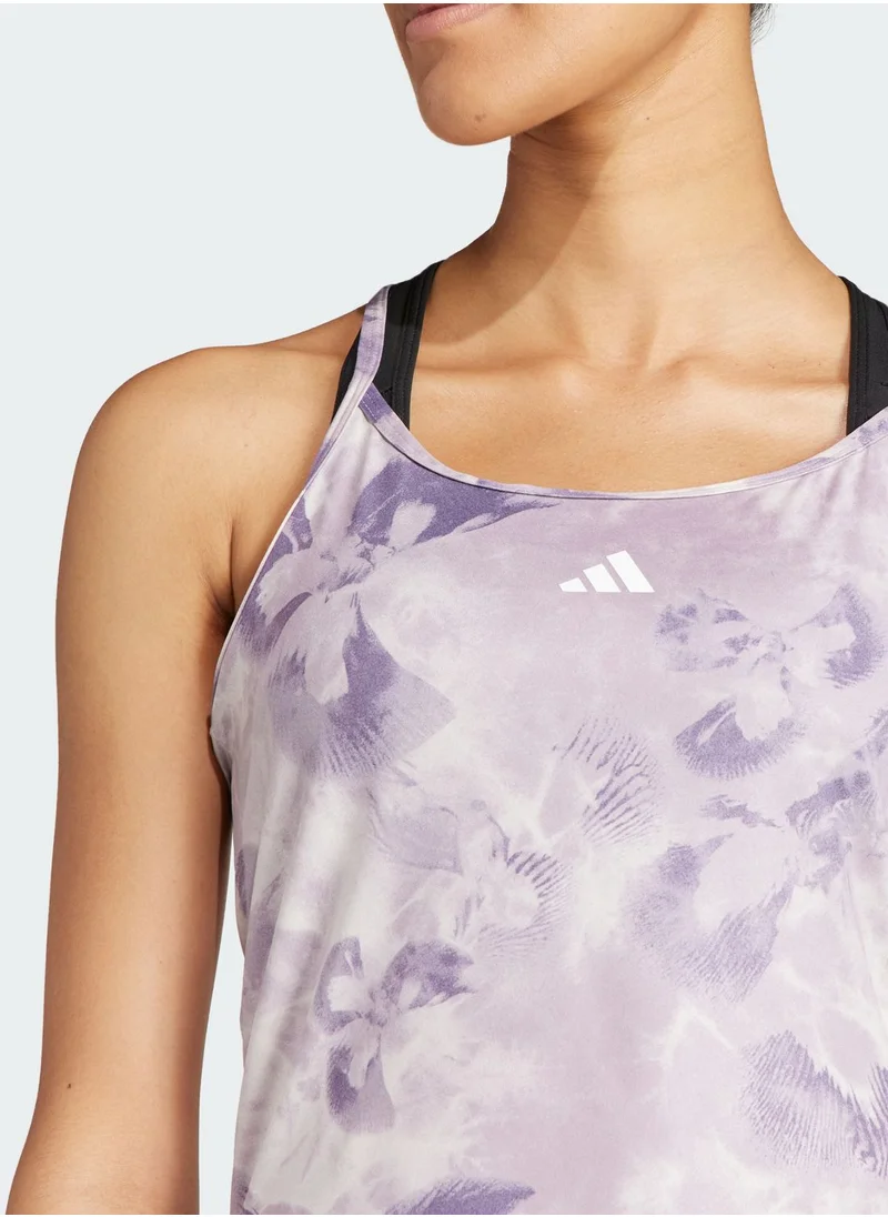 Adidas All Over Printed Flower Tank