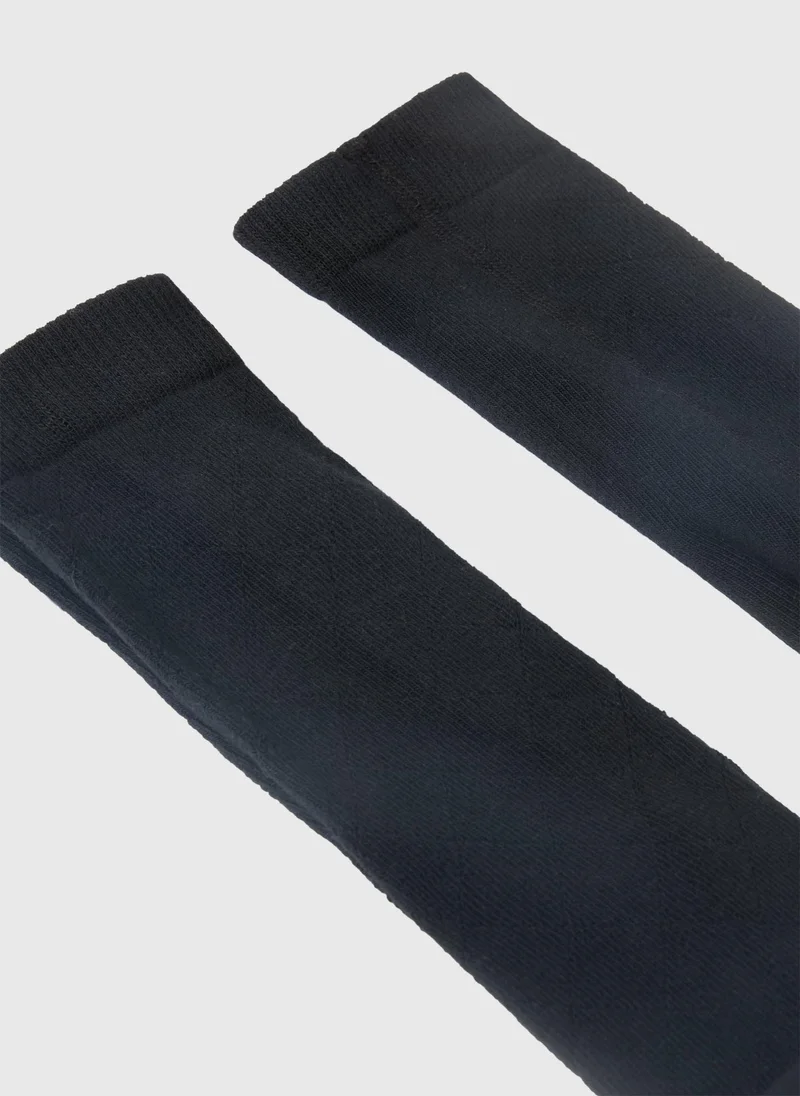 Matalan 2 Pack Girls Black Tights