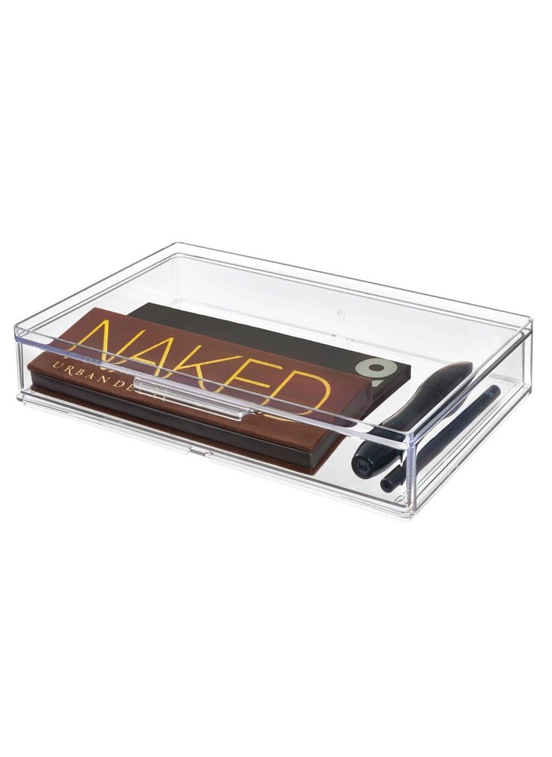 The Home Edit All Purpose Large Drawer Shallow 7 X 10.5 X 2 Inch Clear  - Image 2