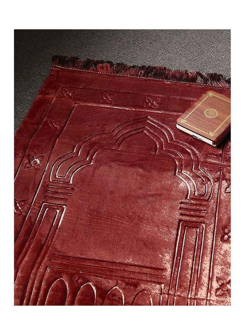 SUNDUS سجادة صلاة مبتكرة من سندس - كستنائي - Image 2