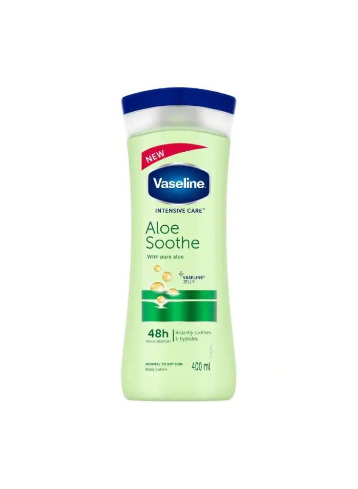 Vaseline Intensive Care Aloe Soothe 48H Moisturizing Body Lotion 400ml