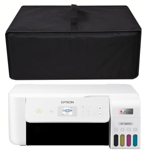 AF-WAN AFWAN AntiStatic Waterproof Nylon Fabric Dust Cover for Epson EcoTank ET2800ET2850 Wireless Color AllinOne CartridgeFree Supertank Printer Black ET2800COVER - Image 3