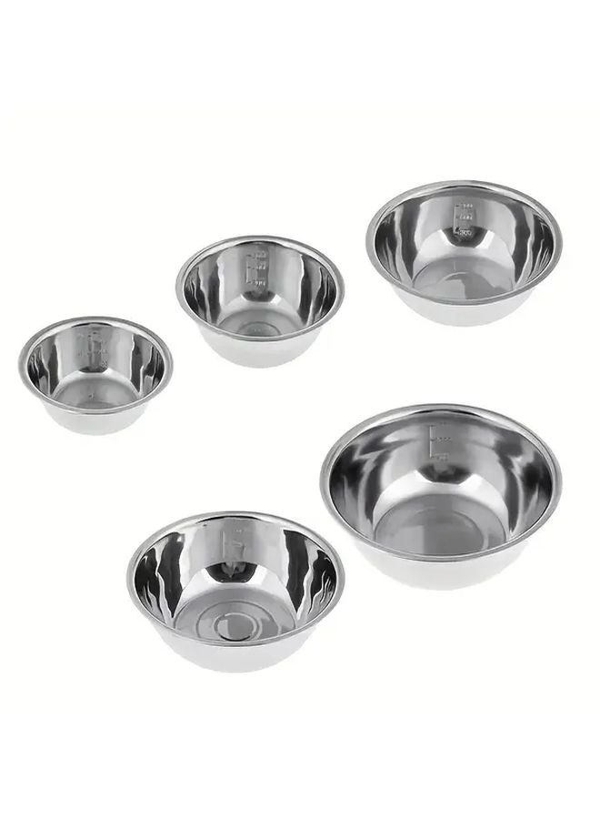 Ultra Small Stainless Steel Mixing Bowl With Measurements For Baking And Cooking - Image 5