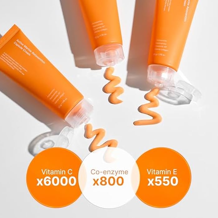 SUNGBOON EDITOR Active Marine Astaxanthin Capsule Cream 50ml | Facial Cream for Brightening | Deep Hydration, Soothing, Moisturizer | Stocking Stuffers for Women - Image 3