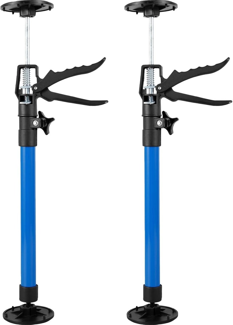 Dandelionsky 2Pcs Telescopic Quick Support Rod Adjustable 50-115cm 3rd Hand Support System Heavy Duty 40KG Capacity Support Pole Non-Slip Door Frame Strut Telescopic Prop for Plasterboard Drywall (50-115cm) - Image 1