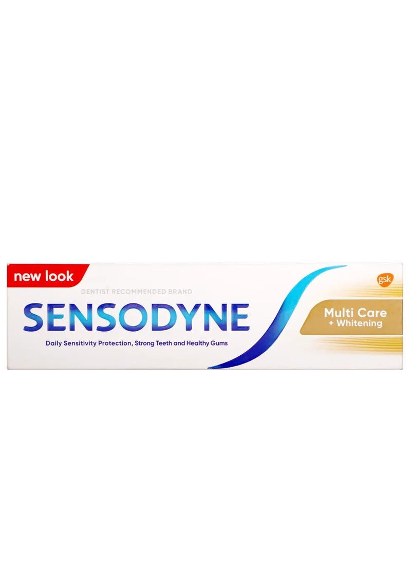 سنسوداين قطعتين من معجون تبييض أسنان بالعناية المتعددة 75ملليلتر - Image 4