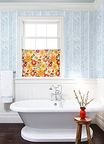 Guvana 17.7"x394" Blue and White Wallpaper Striped Removable Contact Paper Line Peel and Stick Wallpaper Modern Self Adhesive Wall Paper for Bathroom Bedroom Decor - Image 2