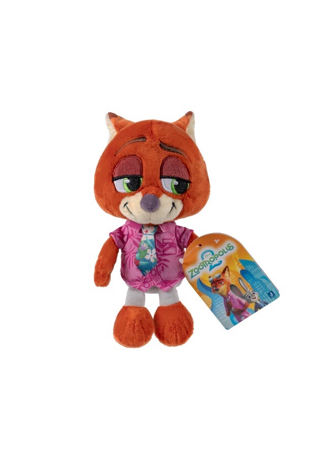 Disney Zootropolis 2 Little Core Collectible Plush Toy - Nick Wilde | Zootopia 2 Mystery Tails Collection | Soft Toy | Gift for Kids and Collectors! - Image 1