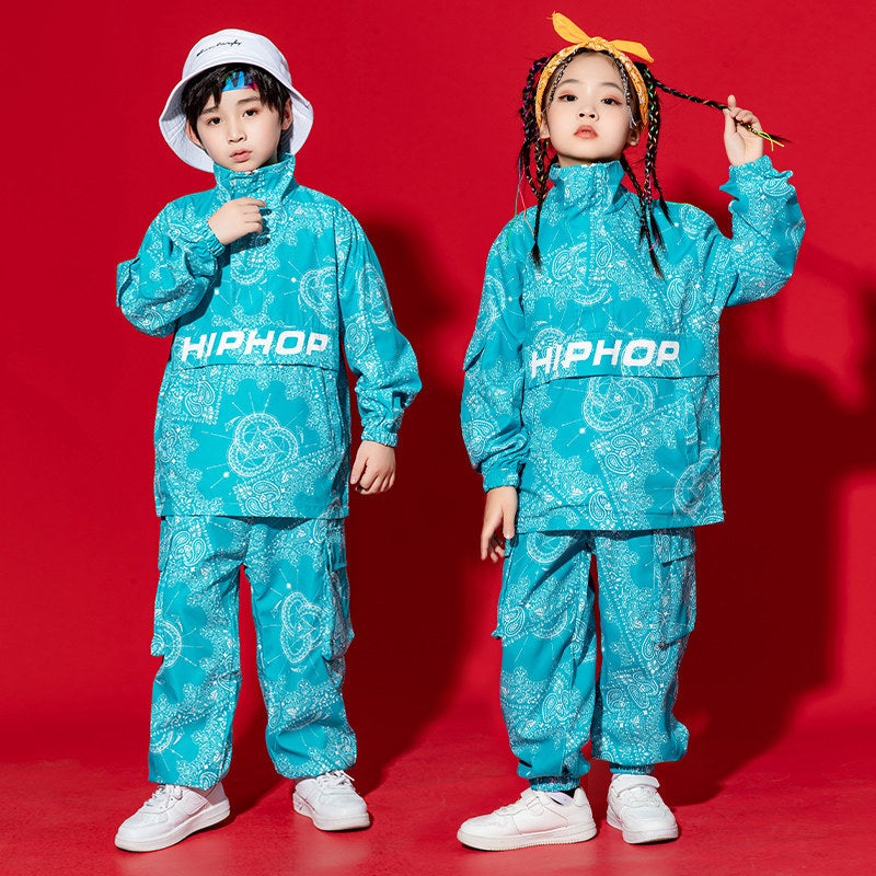 Children'S Hip Hop Hip Hop Suit Korean Style Children'S Modern Dance Hiphop Fashion Clothes Jazz Dance Cool Performance Clothes - Image 4