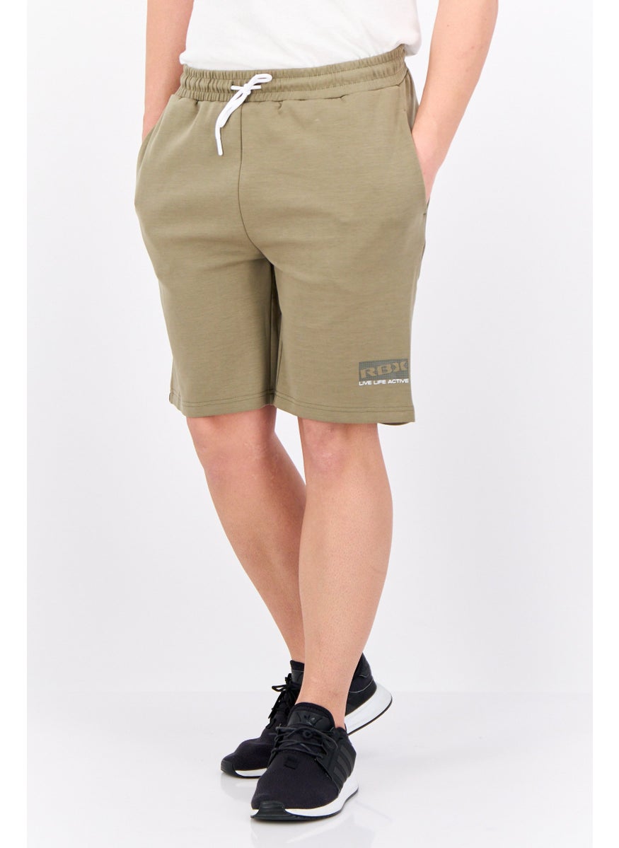 RBX - Men Sportswear Fit Outdoor Short, Olive - Image 1