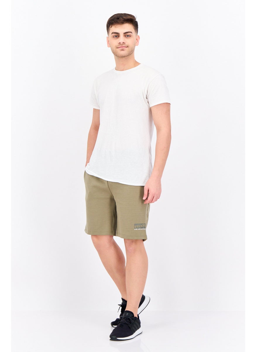 RBX - Men Sportswear Fit Outdoor Short, Olive - Image 1