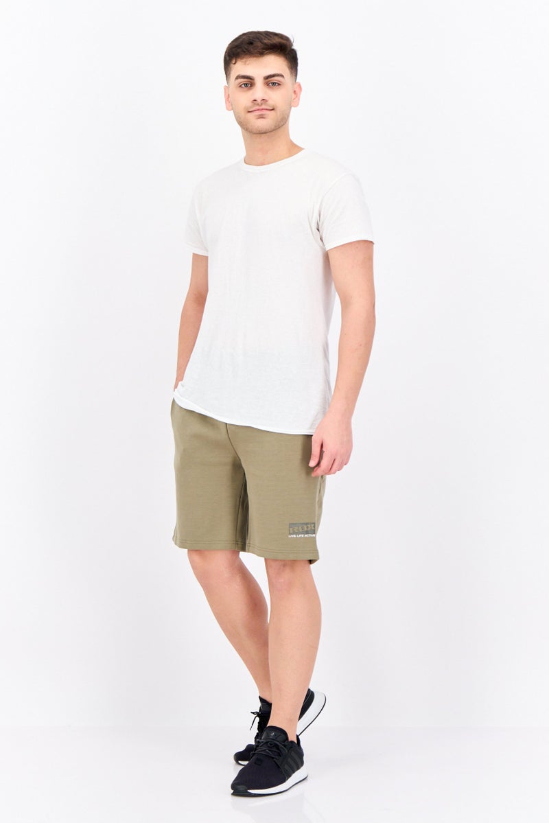 RBX Men Sportswear Fit Outdoor Shorts, Olive  - Image 4