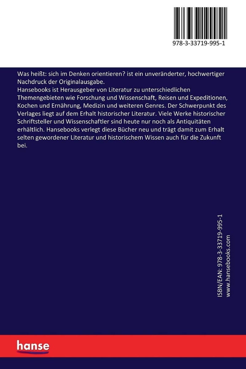 Was heißt: sich im Denken orientieren? - Image 2