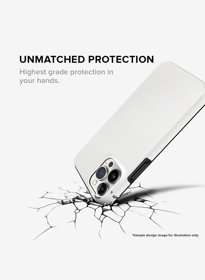 Stylizedd Monogram Tough Series for Apple iPhone 13 Pro Max Custom Initials Floral Pattern Tough Pro Dual Layer hybrid PC inner TPU protection Alphabet- J (Brown) - Image 5