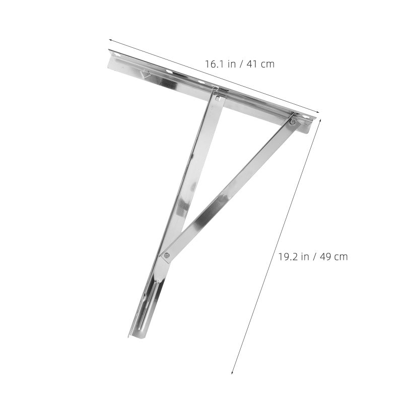 Stainless Steel Air Conditioner Rack, Longlasting Wall Mount Bracket for Outdoor Units - Image 2