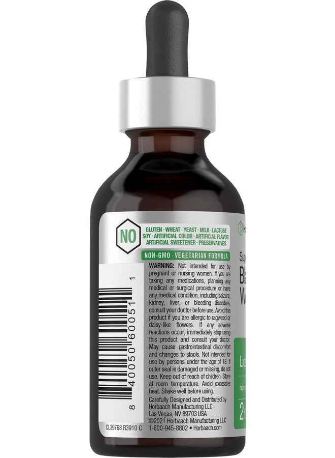 Horbäach Black Walnut Wormwood Liquid Extract | 2 fl oz | Alcohol Free Tincture | Vegetarian, Non-GMO & Gluten Free - Image 3