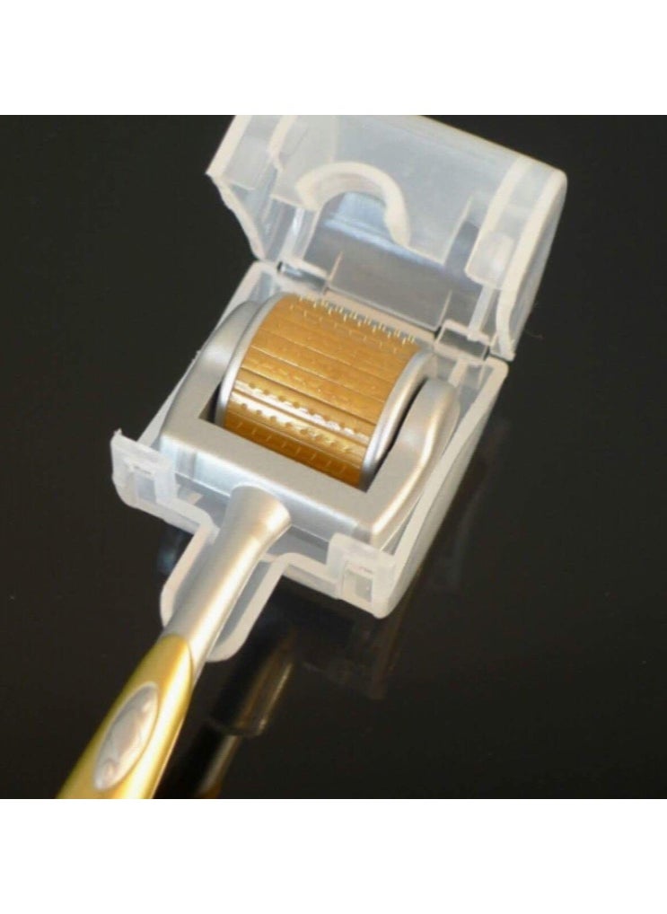 ZGTS - Micro Needle Derma Roller 0.5 Mm Facial Treatment Gold - Image 1