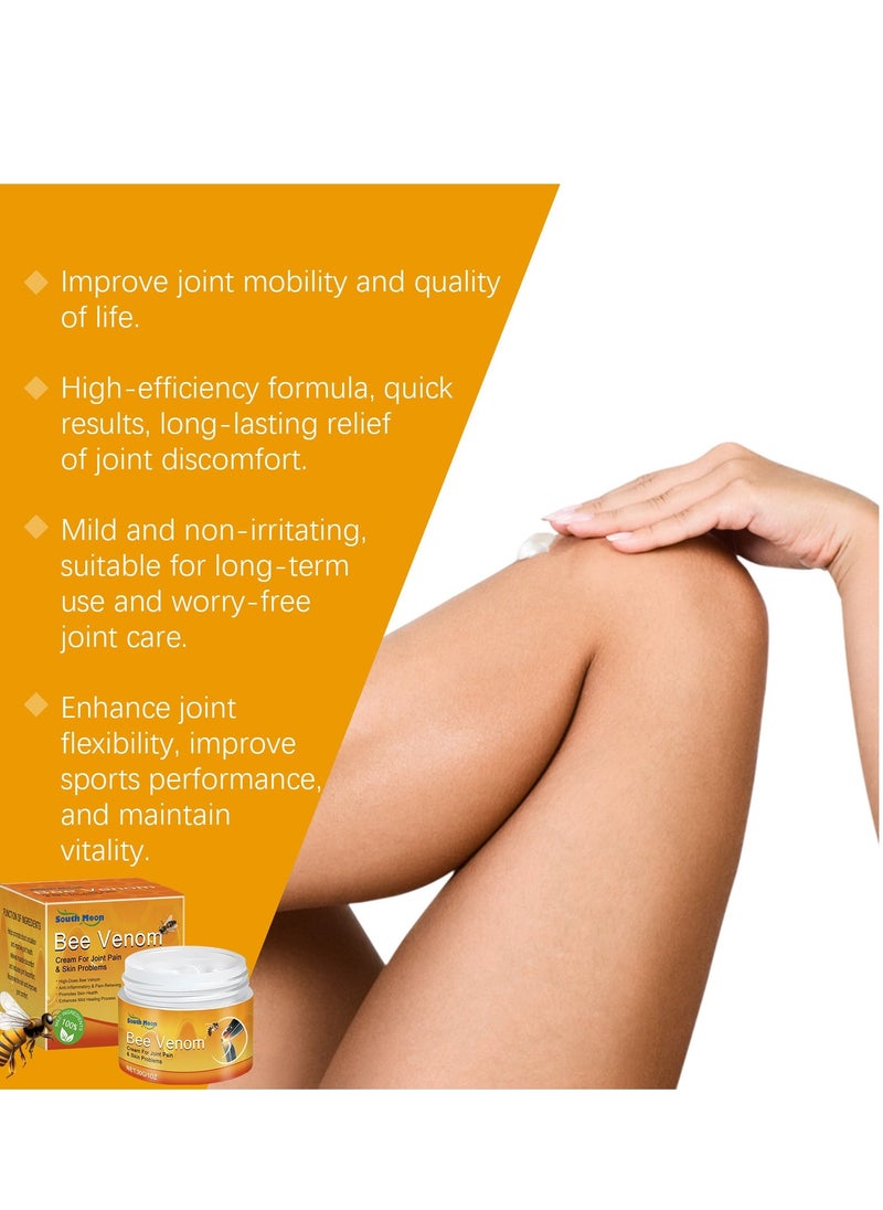 SOUTH MOON Bee Venom Cream, Bee Venom Professional Treatment Gel, New Zealand Bee Venom Cream for Joint and Skin Problem, Propolis Professional Treatment Cream 30g - Image 5