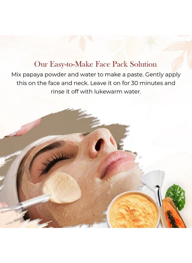 Mirintz 100% Natural Papaya Powder for Skincare | (3.5 Oz) Herbal Natural Fruit Powder for Cosmetics - Face & Skin | Dried Papaya Powder Mix for Papaya Cream | Fruit Fresh Powder for Glowing Skin - Image 4