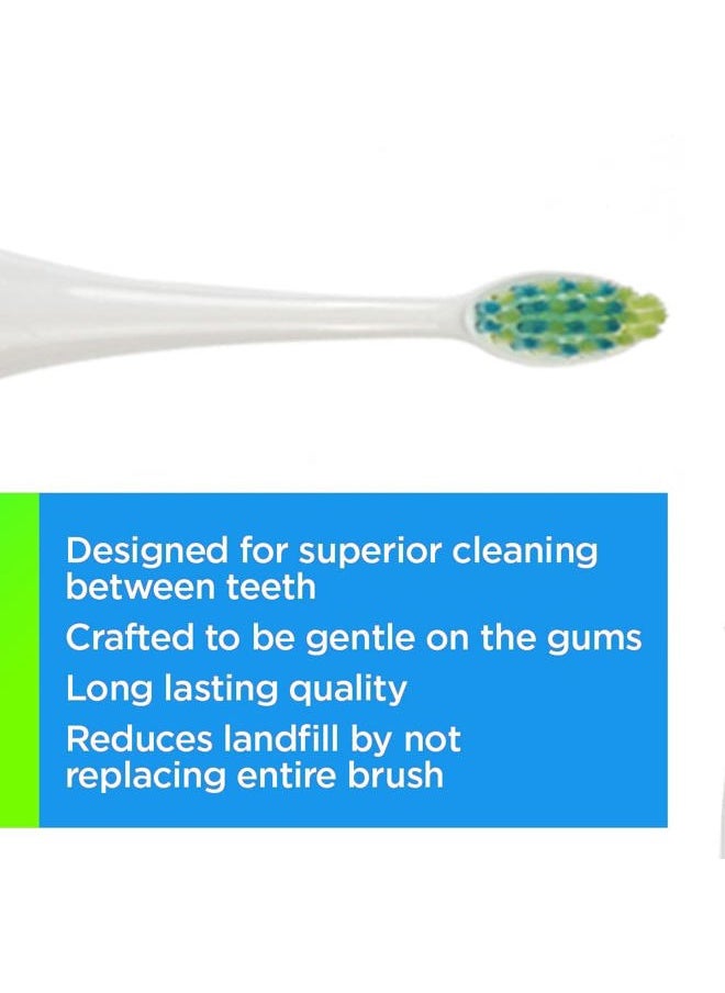 VOOM SONIC - Pro 7 Series Replacement Brush Heads Advanced Bristle Technology Soft Dupont Nylon Bristles Oral Care - White - 6 Count (Pack of 1) - Image 1