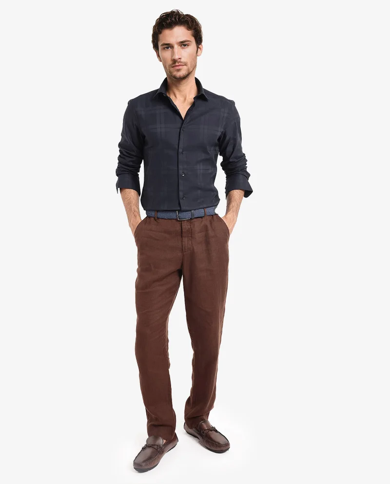 Rare Rabbit Men's Tonal Check Shirt