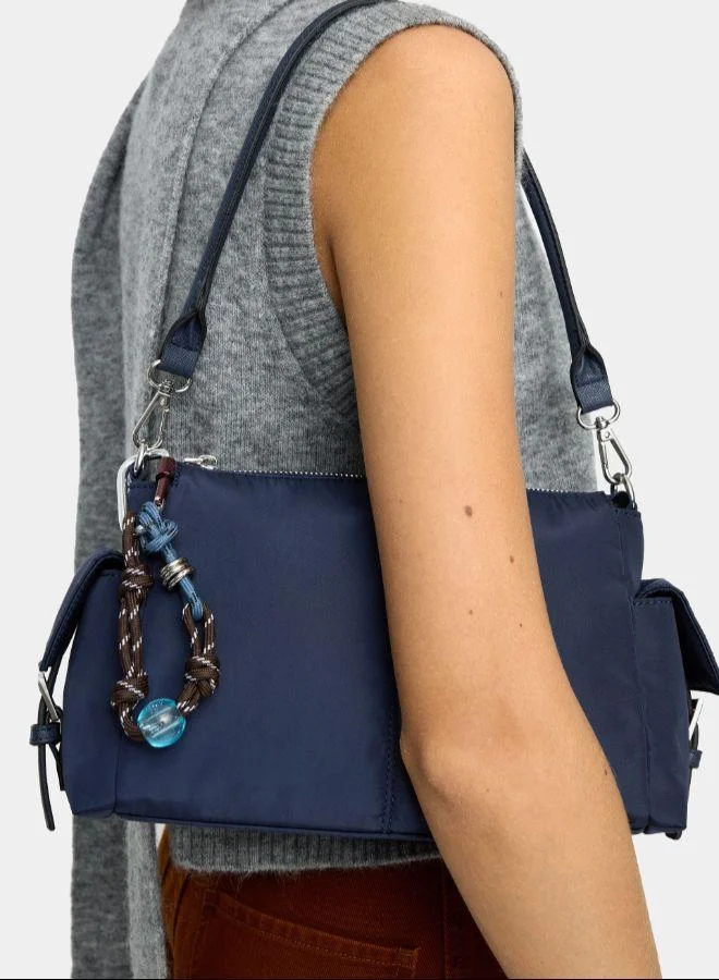 بارفوا حقيبة نايلون كروس بودي مع قلادة