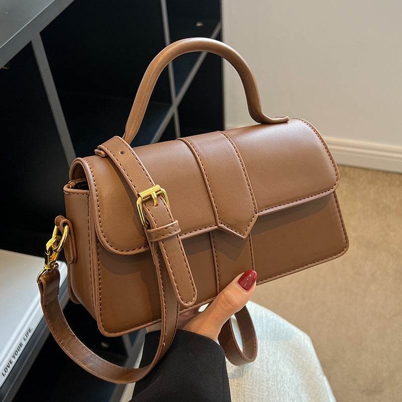 Niche Design High-End Texture Fashion Simple Versatile Elegant Commuter Crossbody Bag Handheld Small Square Bag