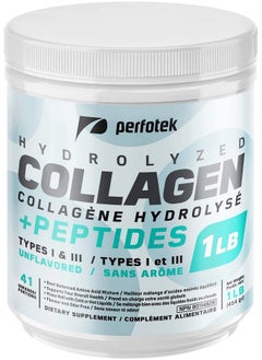 Collagen Powder For Women Men Types I & Iii Unflavored Easy To Mix Hydrolyzed Protein Peptides Nongmo Grassfed Glutenfree Kosher Pareve Healthy Hair Skin Joints And Nails (1Lb)