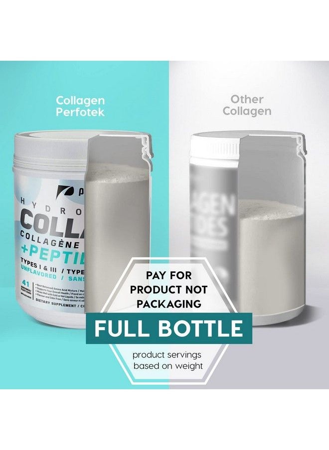 Perfotek - Collagen Powder For Women Men Types I & Iii Unflavored Easy To Mix Hydrolyzed Protein Peptides Nongmo Grassfed Glutenfree Kosher Pareve Healthy Hair Skin Joints And Nails (1Lb) - Image 1