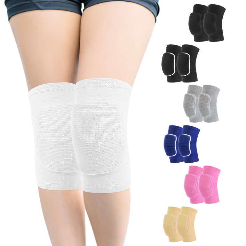 HISFFOG Volleyball Knee Pads for Women Men Youth Girls Kids Knee brace for Volleyball Basketball Football Dance Yoga Tennis Running Cycling Workout Climbing Wrestling - Image 2