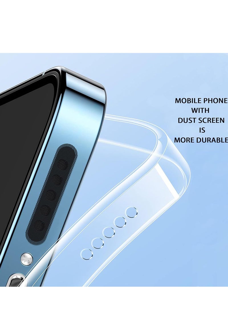 Mobile Phone Speaker Dustproof Mesh Stickers with Adhesive Protection, Anti-Dust Net Accessories, Includes Cleaning Brush and Tweezers - Image 3