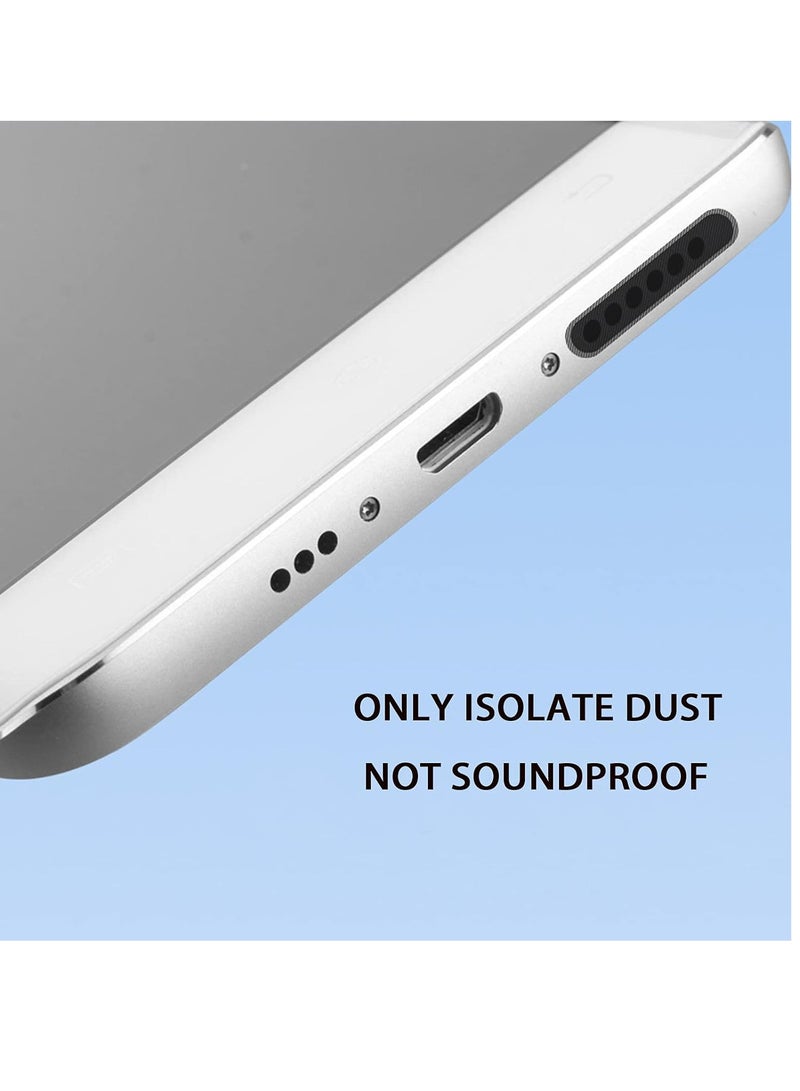 Mobile Phone Speaker Dustproof Mesh Stickers with Adhesive Protection, Anti-Dust Net Accessories, Includes Cleaning Brush and Tweezers - Image 2