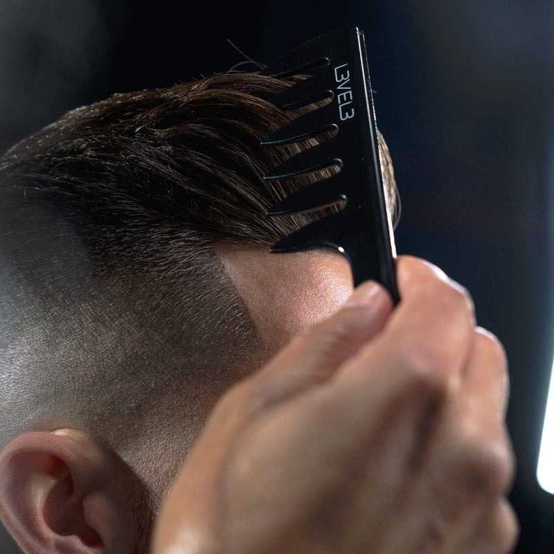 L3 Level 3 Styling Powder & Styling Comb Set - Easy to Apply with No Oil or Greasy Residue - Professional Salon Look - Lightweight and Ergonomic - Natural Look Mens Powder Delivers Matte Finish - Image 5
