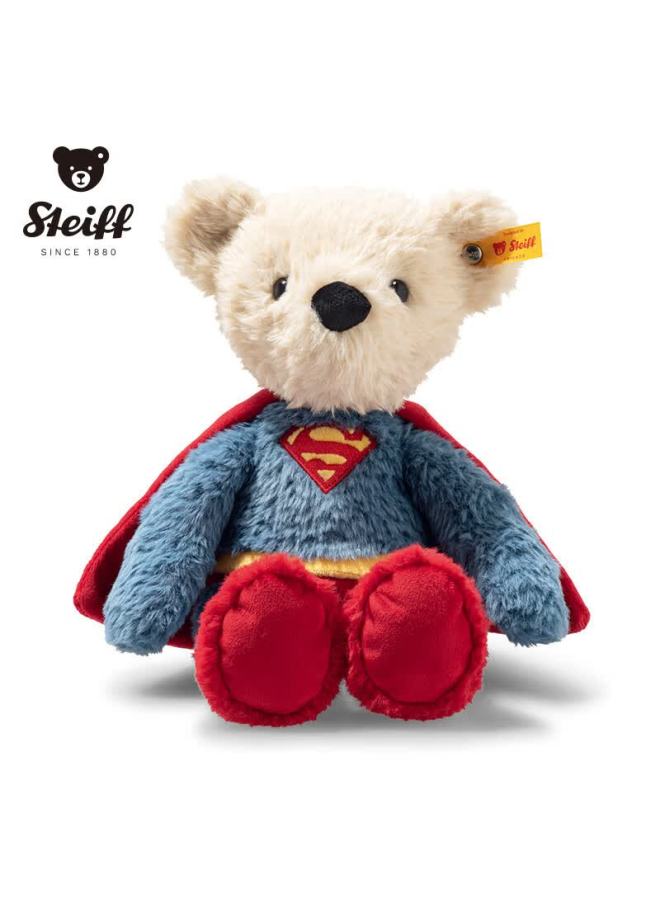 Steiff Plush Toy Dc Superman Teddy Bear Doll Stuffed Animal Pillow Gift For Boys And Girls Birthday Present For Wome - Image 1