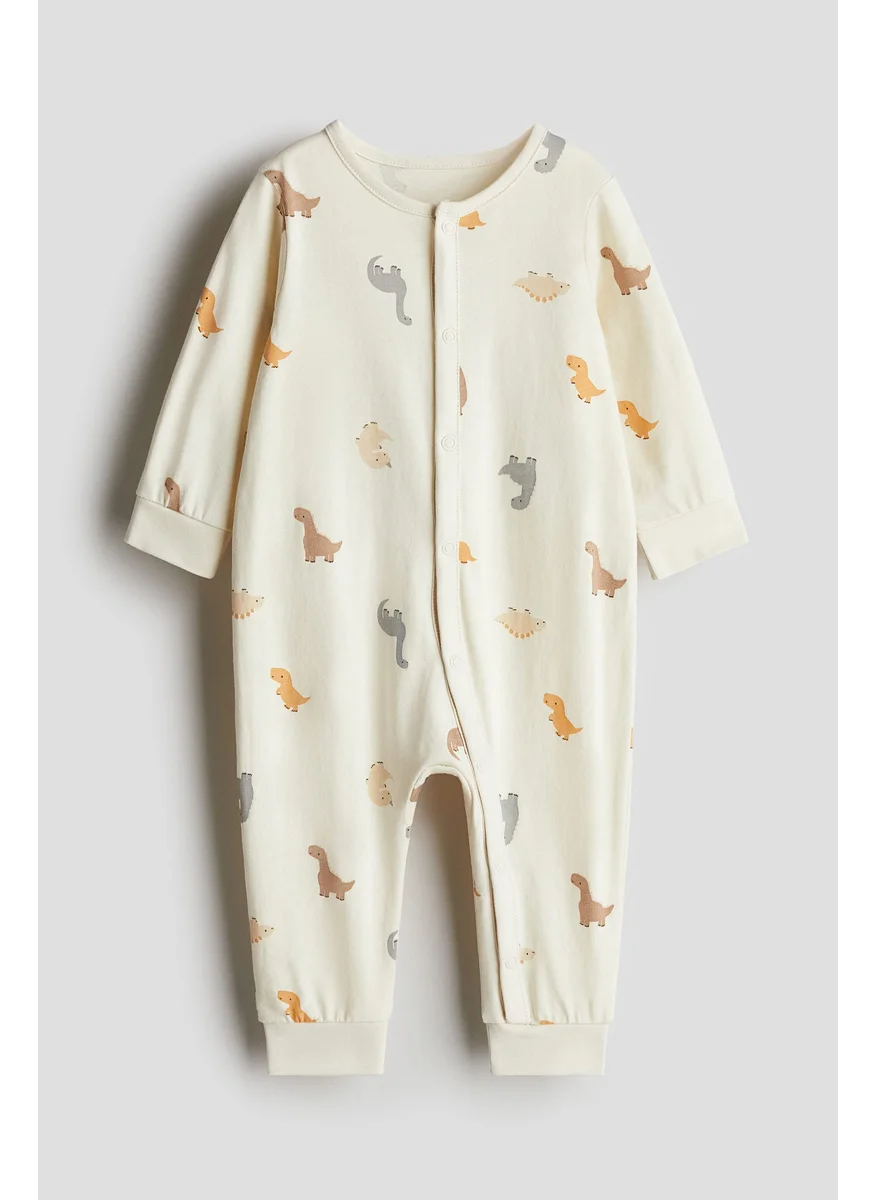 H&M Patterned Sleepsuit