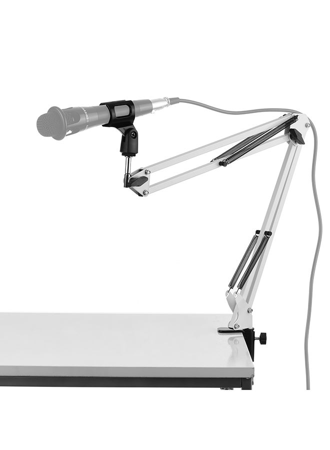 Extendable Arm Microphone Holder With Clip  - Image 1