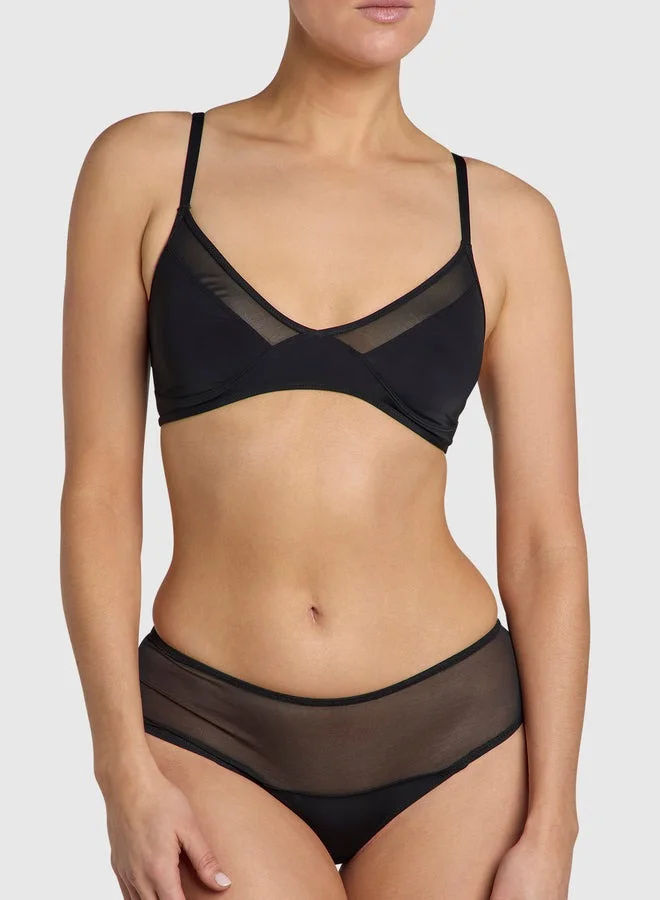 Heist Heist - Sheer - Triangle Bralette