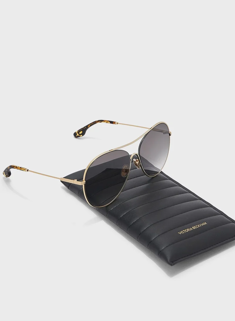 Victoria Beckham Vb131S Aviator Sunglasses