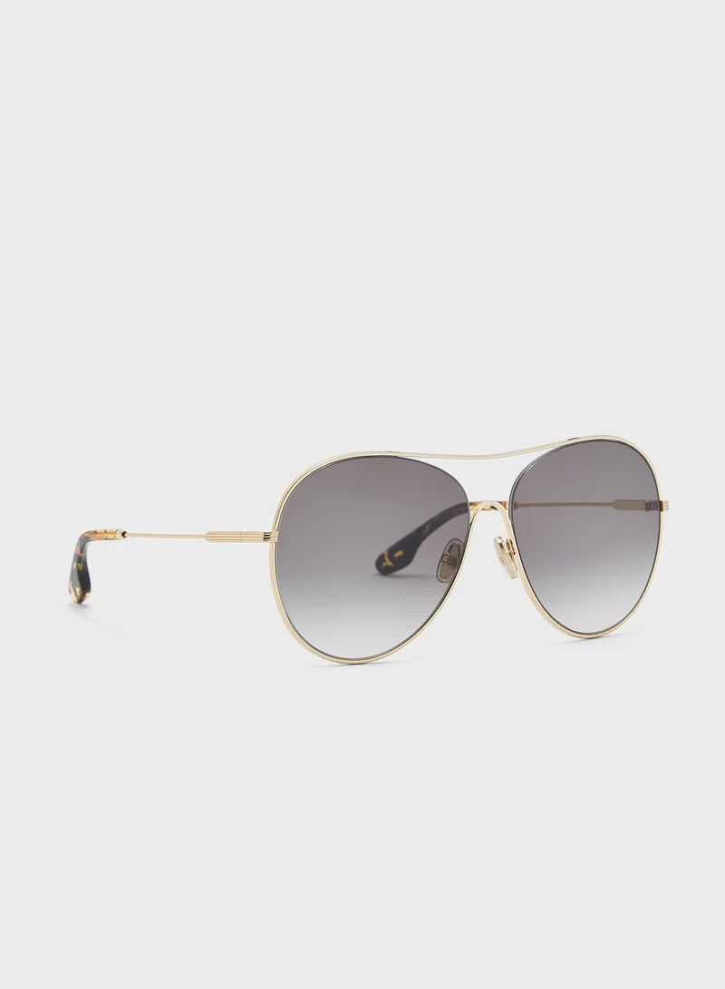 Victoria Beckham Vb131S Aviator Sunglasses