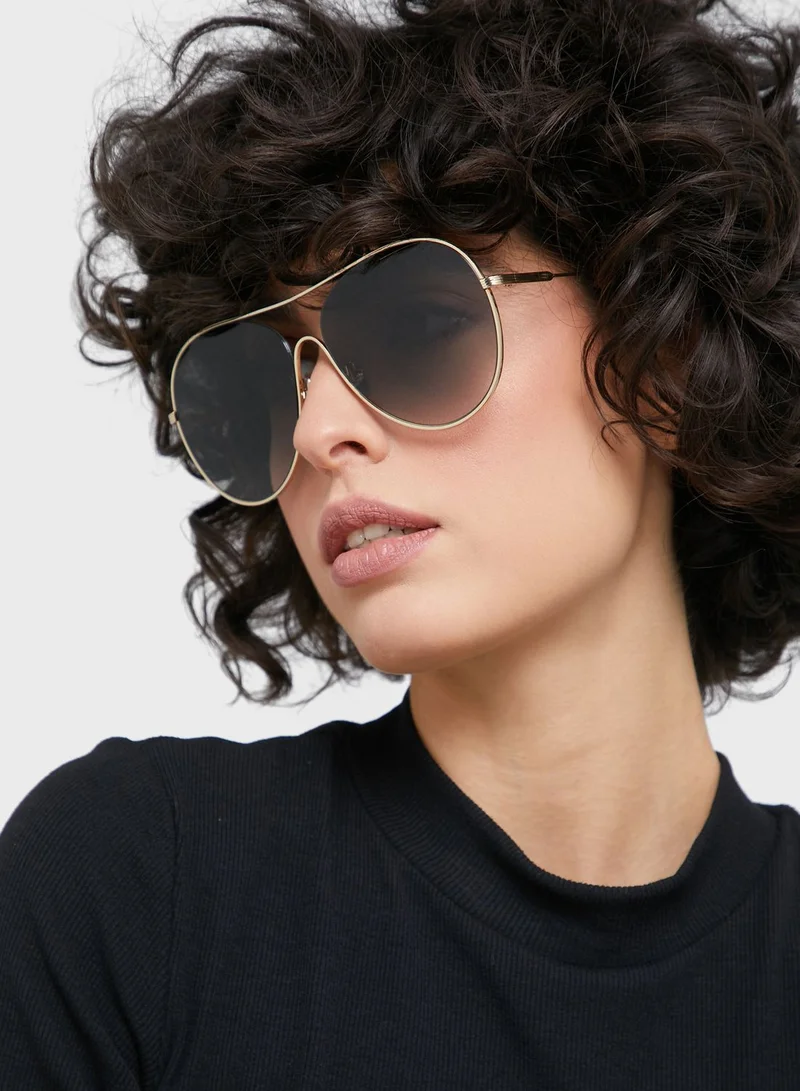 Victoria Beckham Vb131S Aviator Sunglasses
