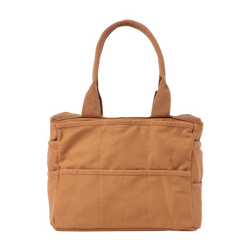 Soolla Studio Bag: Pottery Tool Bag, Art Supply Storage, Knitting Yarn Organizer, Crochet Projects, & Washable Craft Tote, 30 Pockets, 25+ Canvas Colors, Student Artist Gift (Cinnamon) - Image 4