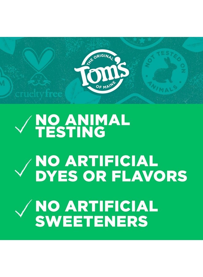 تومز أوف ماين معجون أسنان تومز أوف مين "ويكد فريش!" الطبيعي المضاد للتسوس، بالفلورايد، بنكهة النعناع، عبوة من 3 قطع، 4 أونصة - Image 4