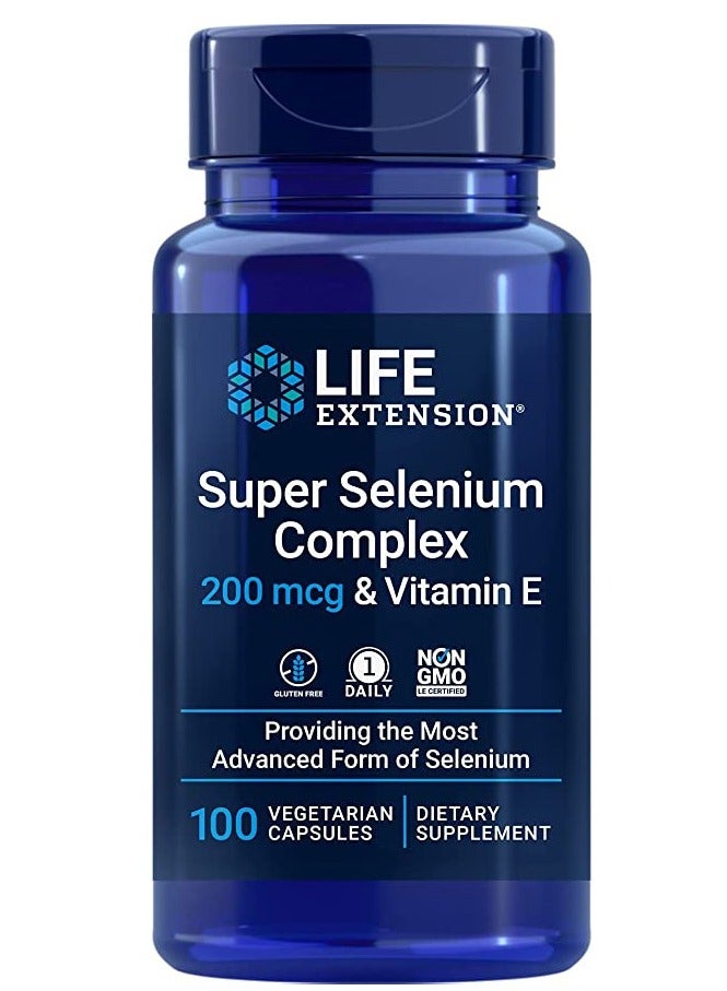 Life Extension Super Selenium Complex 200 mcg 100 Veggie Capsules