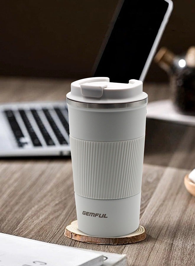GEMFUL Travel Coffee Mug Stainless Steel Vacuum Ice and Hot Drinks Insulated Tumbler for Home Office Outdoor Works - Image 3